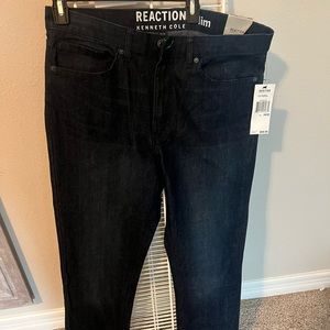 Kenneth Reaction Mens Jeans, Dark Indigo 469. Slim fit